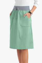 Butter-Soft STRETCH Women's 2-Pocket Drawstring Scrub Skirt