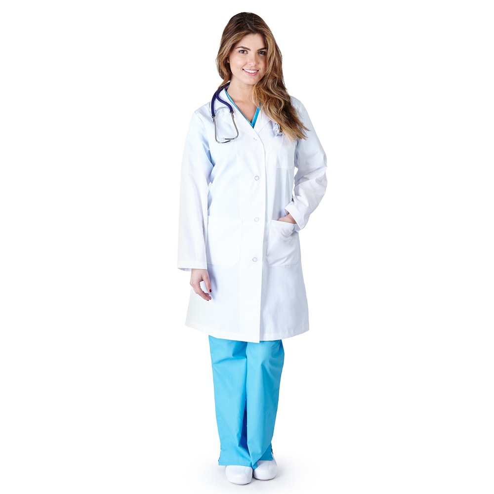 Unisex White 3 Pocket Lab Coat STYLE|1516