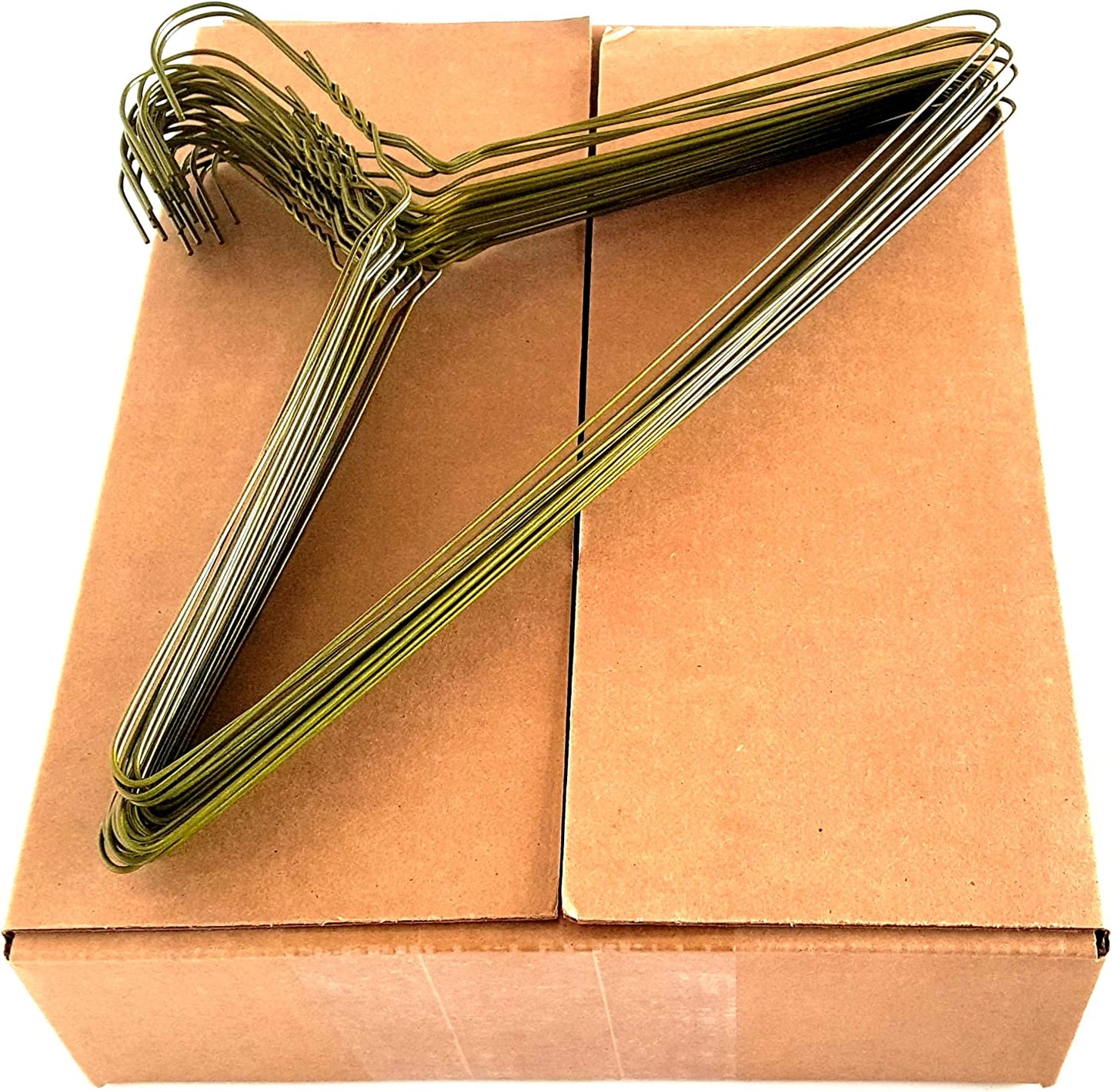 Metal Hangers 16" Inch, 13 Gauge Strong! (100 Case Pack)