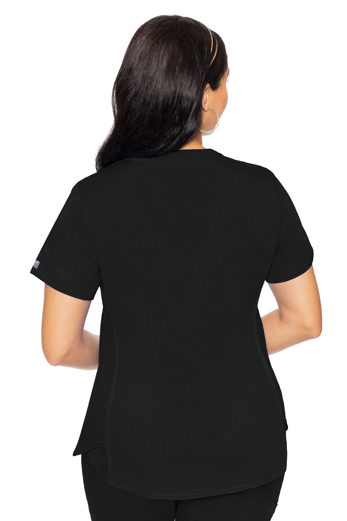 Touch V-neck Shirttail Top | 7459