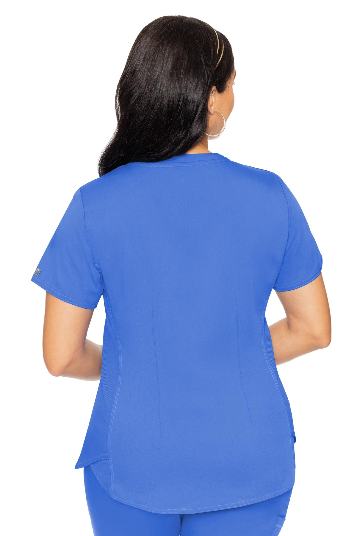 Touch V-neck Shirttail Top | 7459
