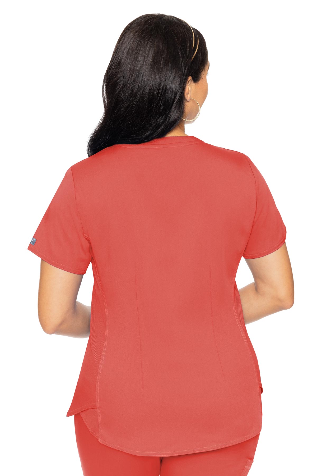 Touch V-neck Shirttail Top | 7459
