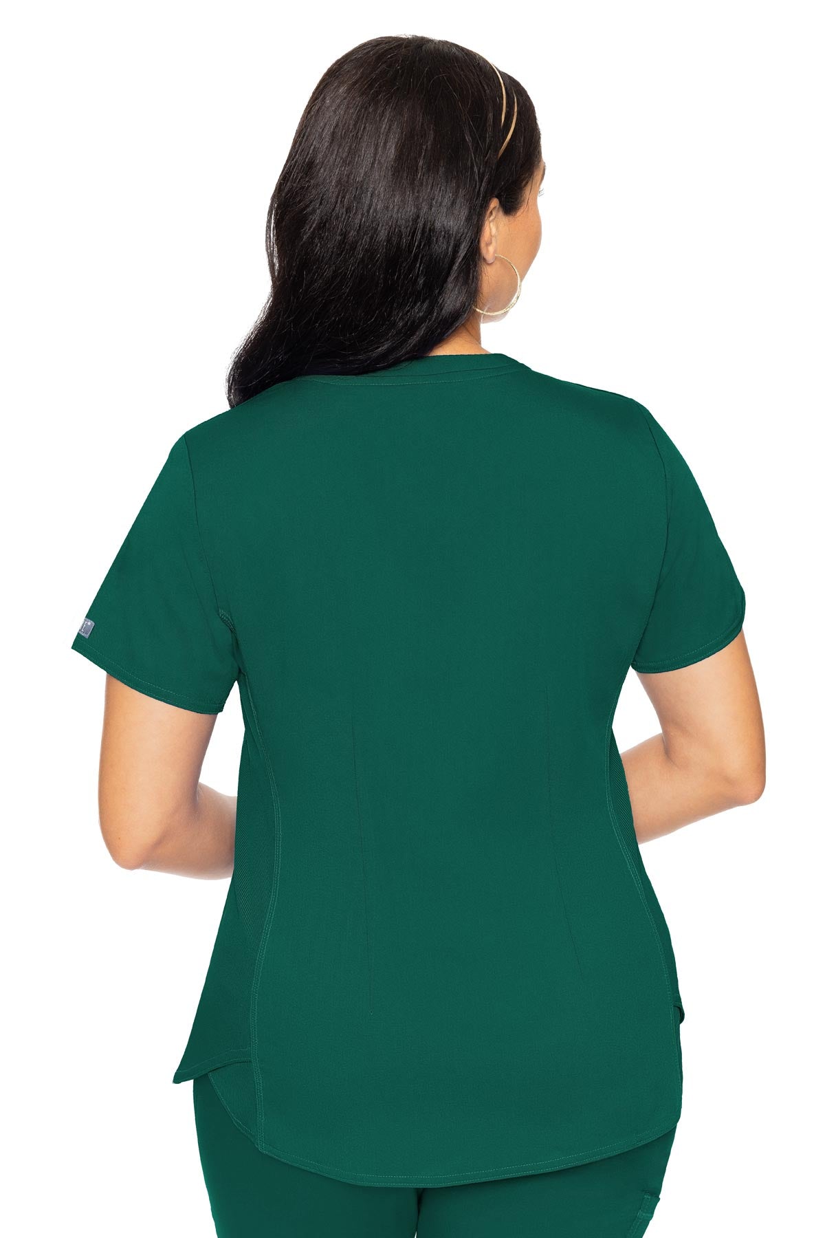 Touch V-neck Shirttail Top | 7459