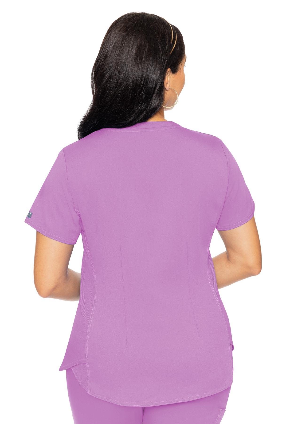 Touch V-neck Shirttail Top | 7459