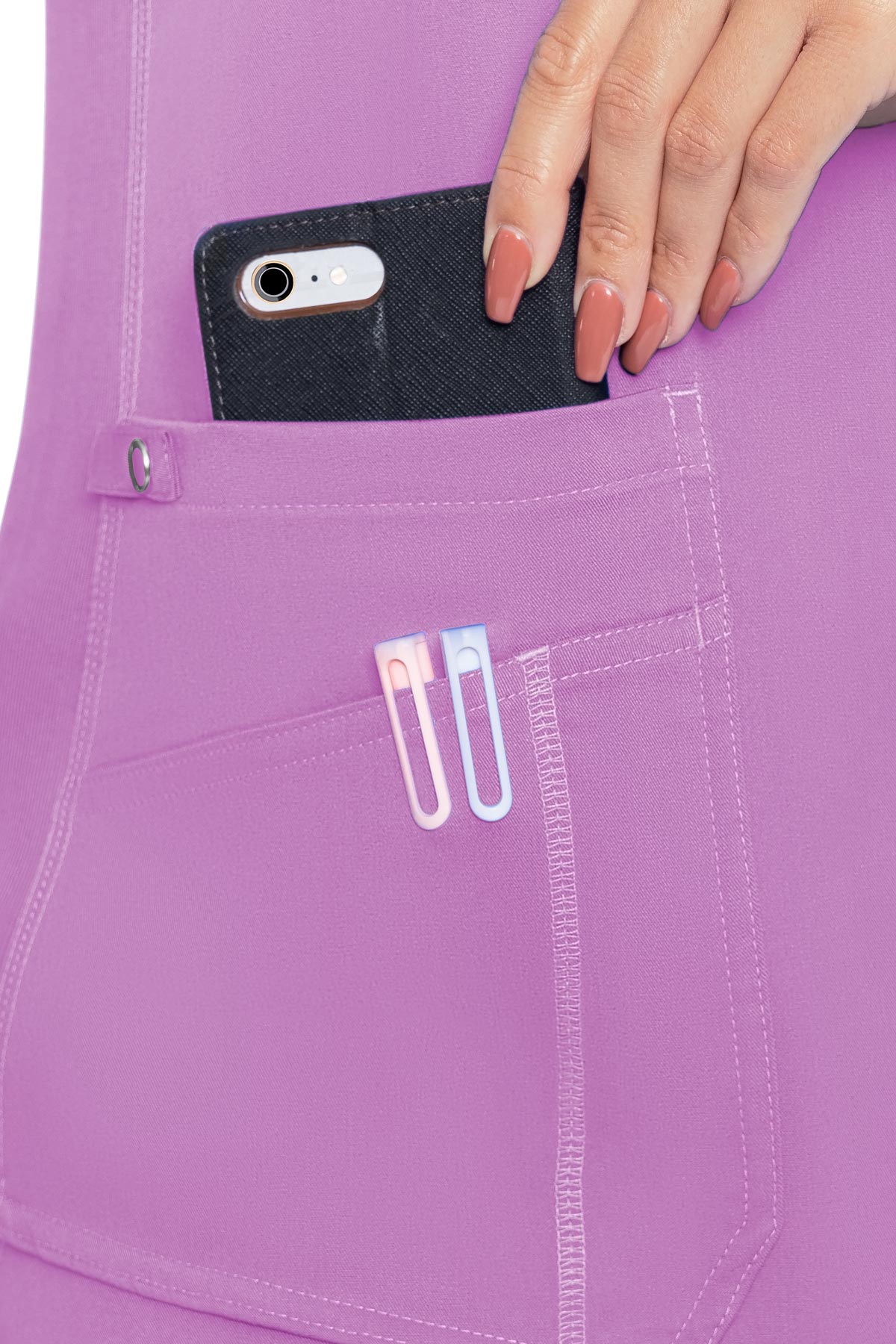 Touch V-neck Shirttail Top | 7459