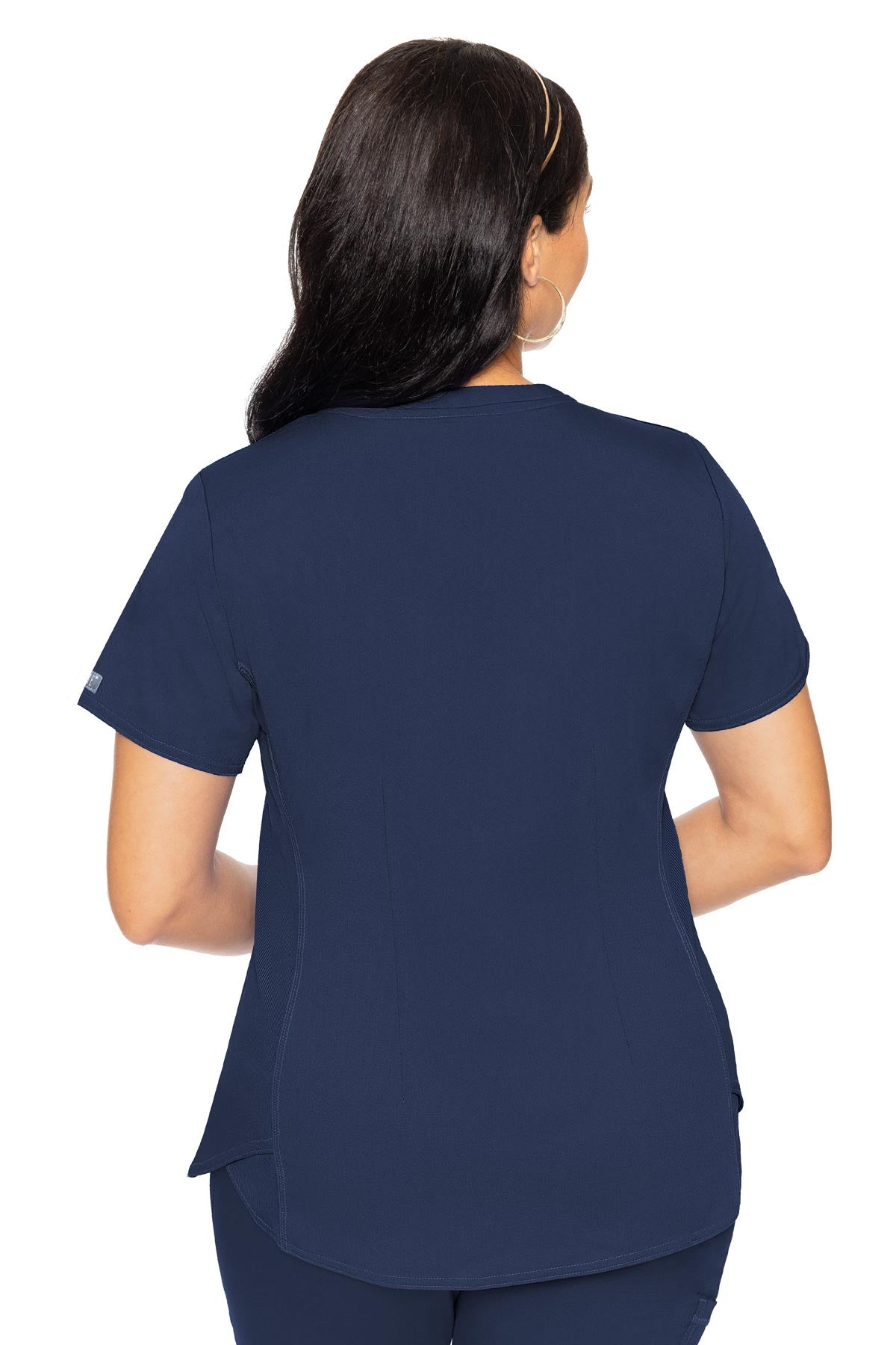 Touch V-neck Shirttail Top | 7459