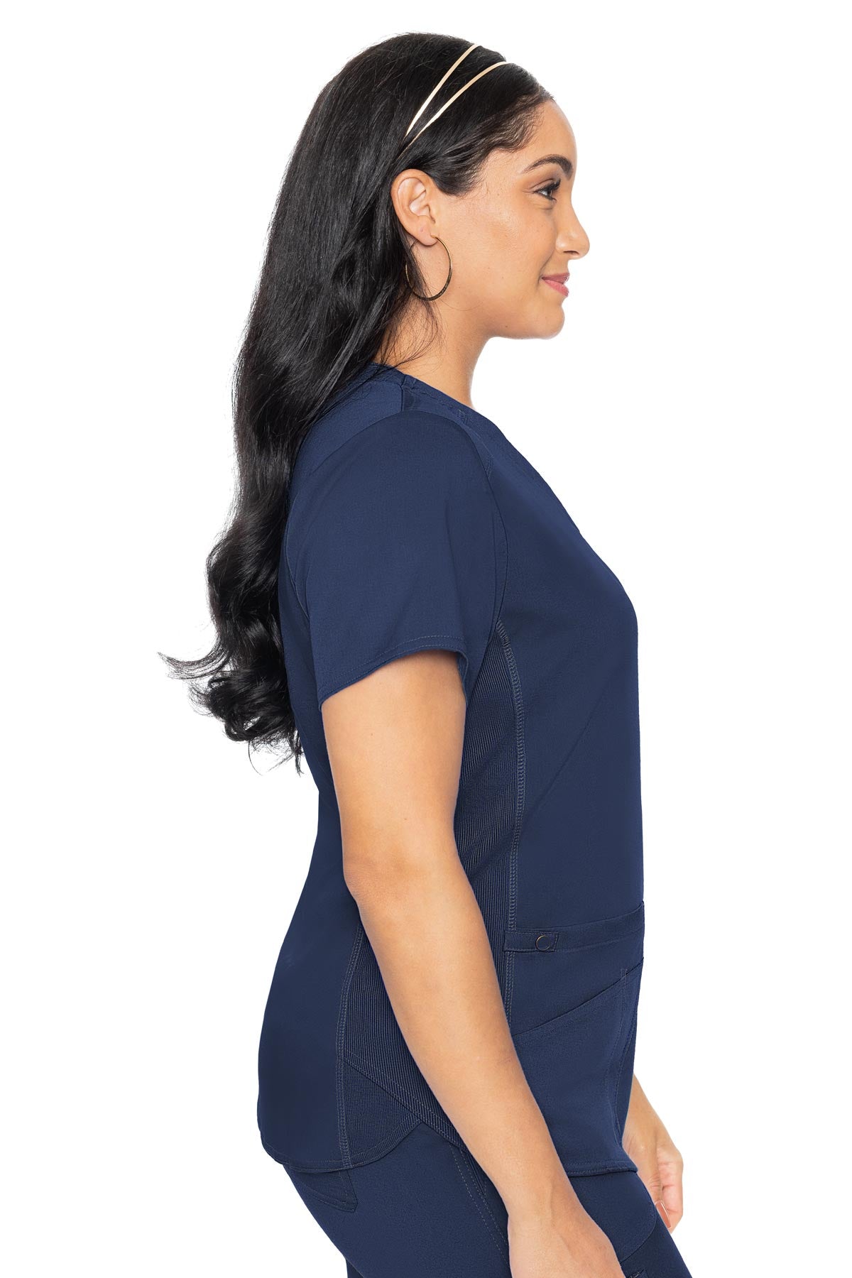 Touch V-neck Shirttail Top | 7459