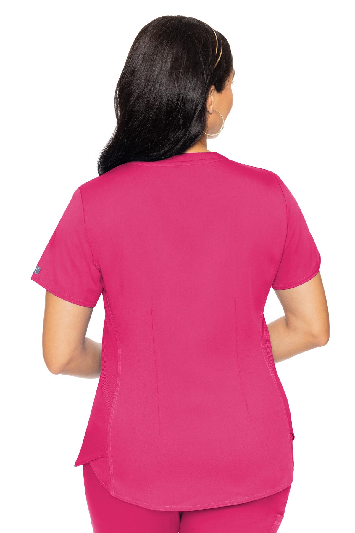 Touch V-neck Shirttail Top | 7459