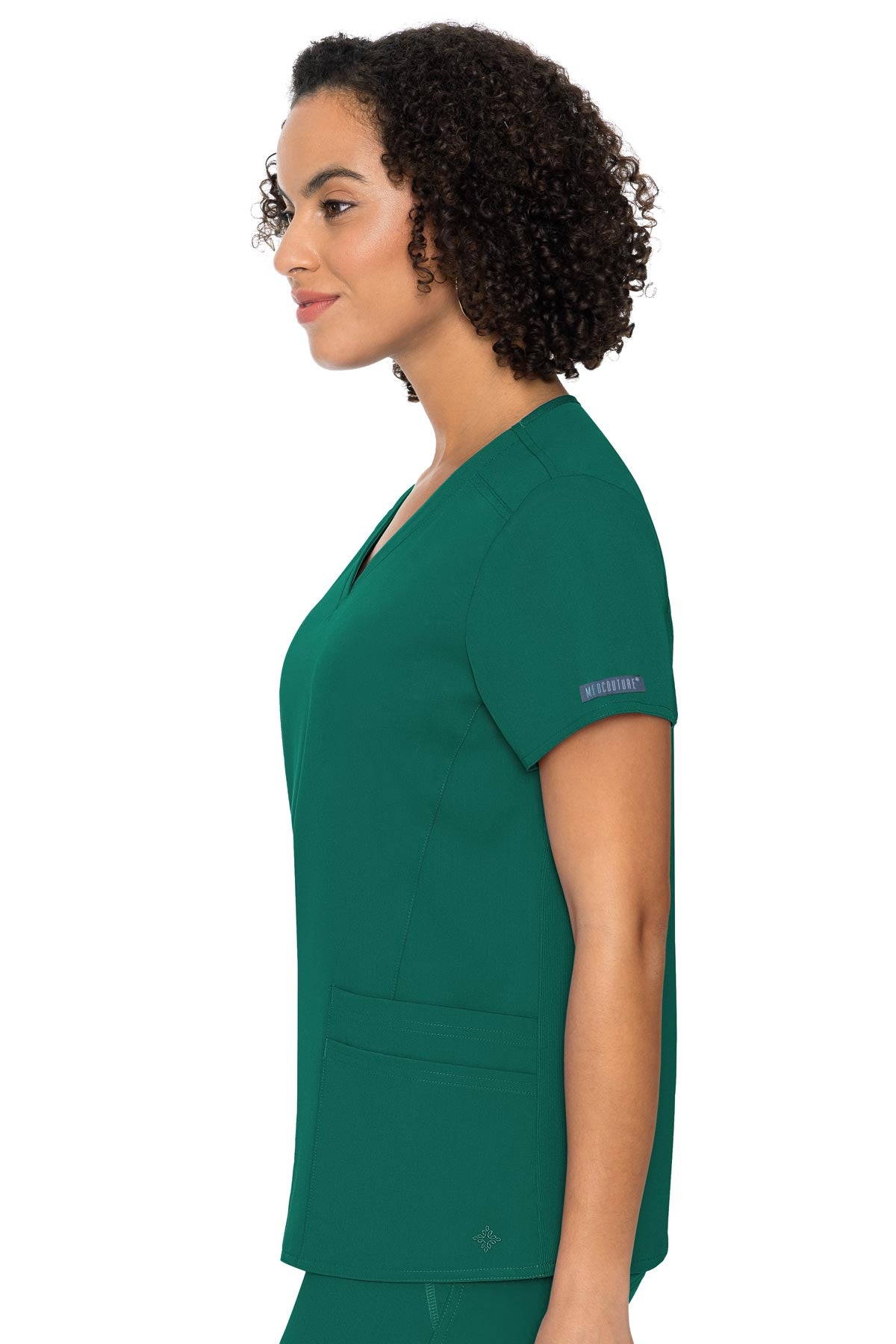 Touch V-neck Knit Back Top | 7468