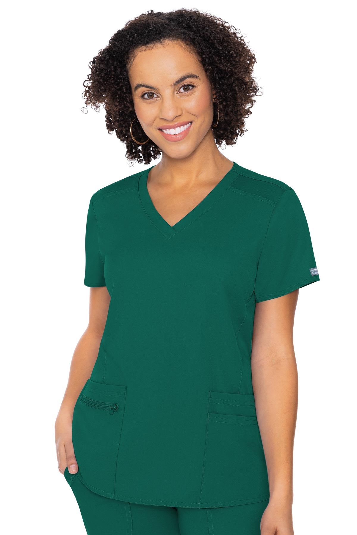 Touch V-neck Knit Back Top | 7468