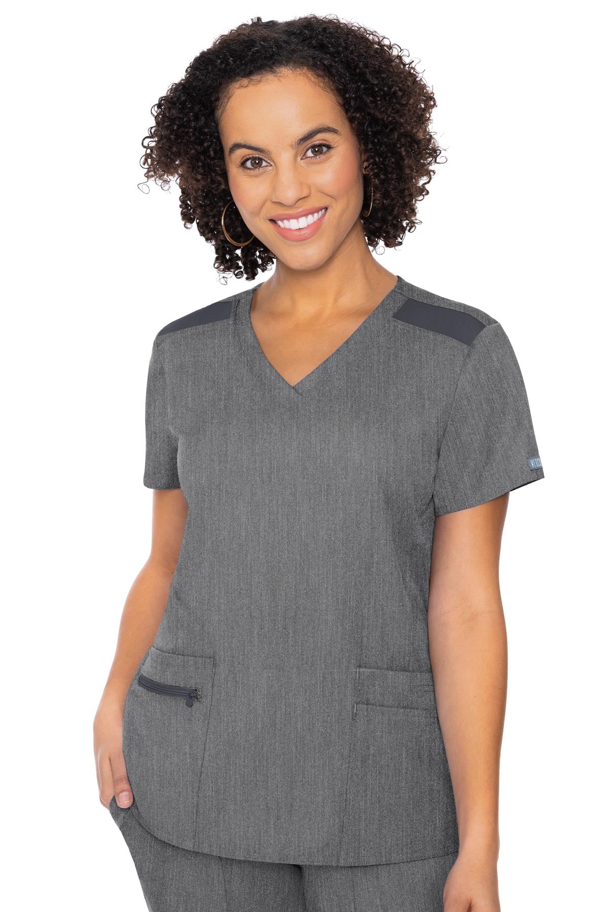 Touch V-neck Knit Back Top | 7468
