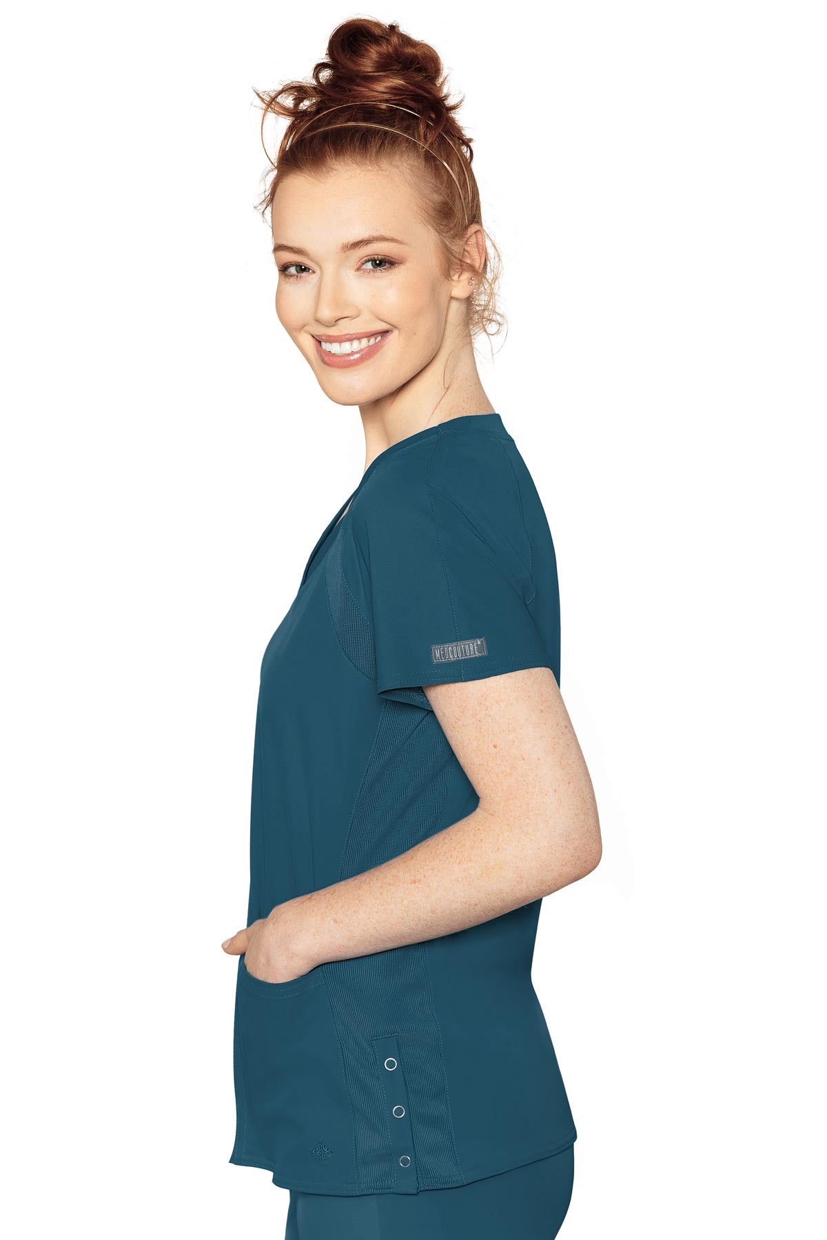 Peaches Raglan Scrub Top | 8470