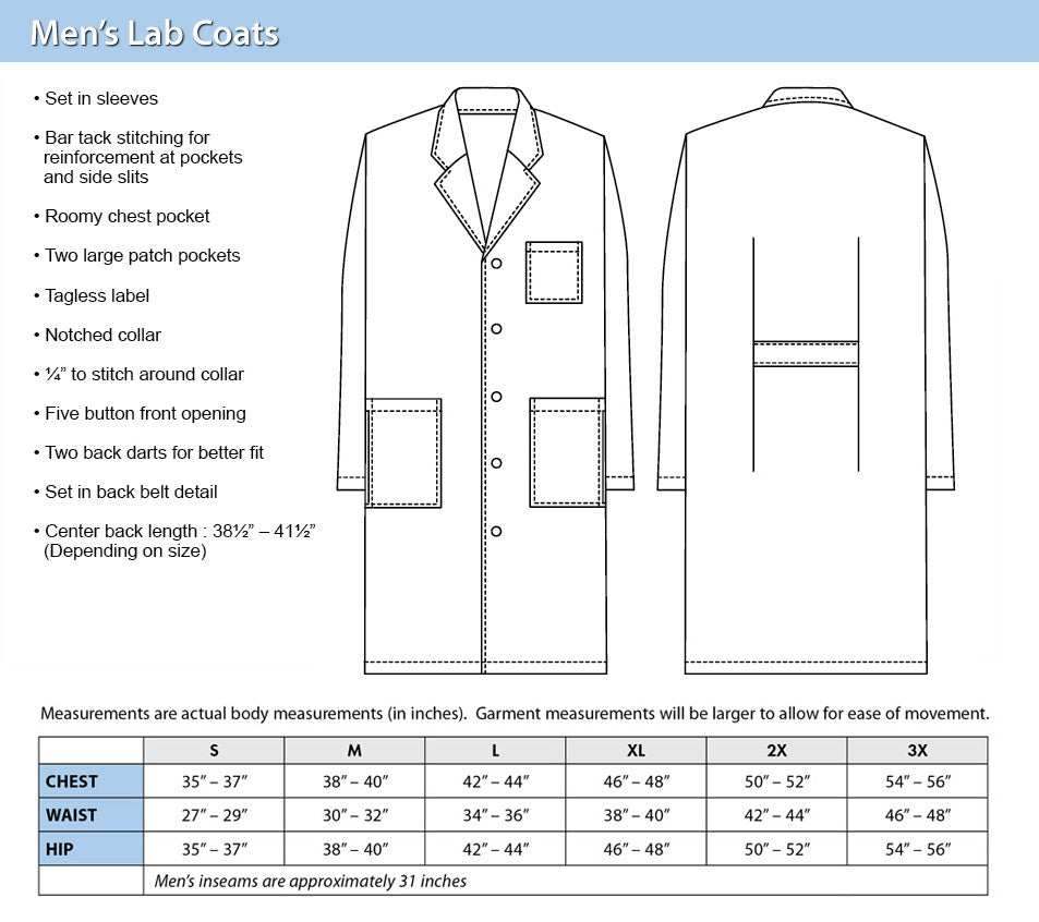 Men's Lab Coat | 5710